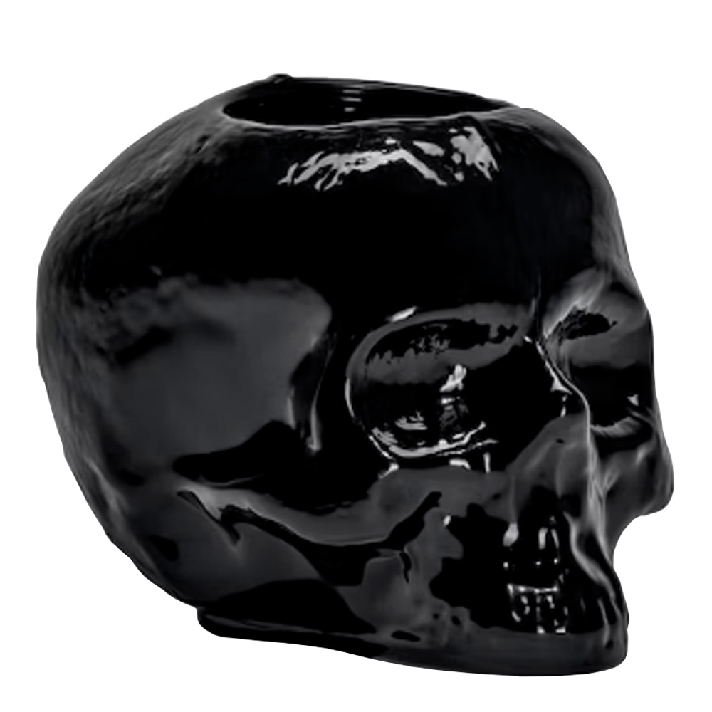 Still Life Skull Ljuslykta 8,5 cm Svart