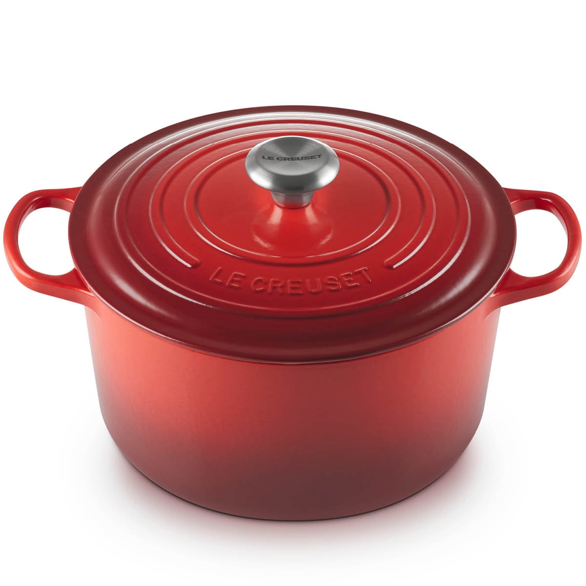 Signature Gjutjärnsgryta rund 26 cm 6,3 L Cerise