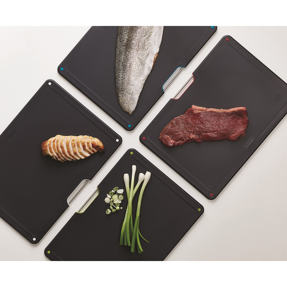 Folio Steel Skärbräda Set 35,5x26,5 cm Svart