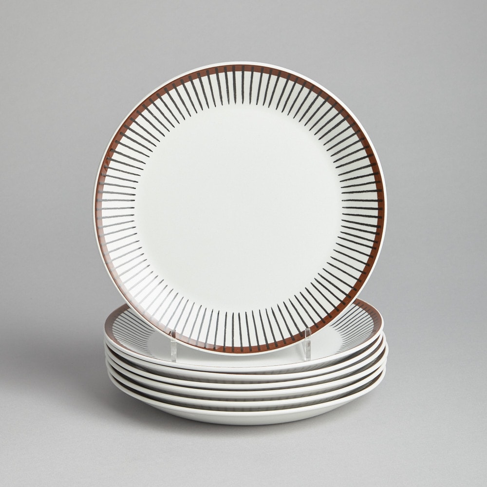 SÅLD "Spisa Ribb" Tallrikar 21 cm 7 st
