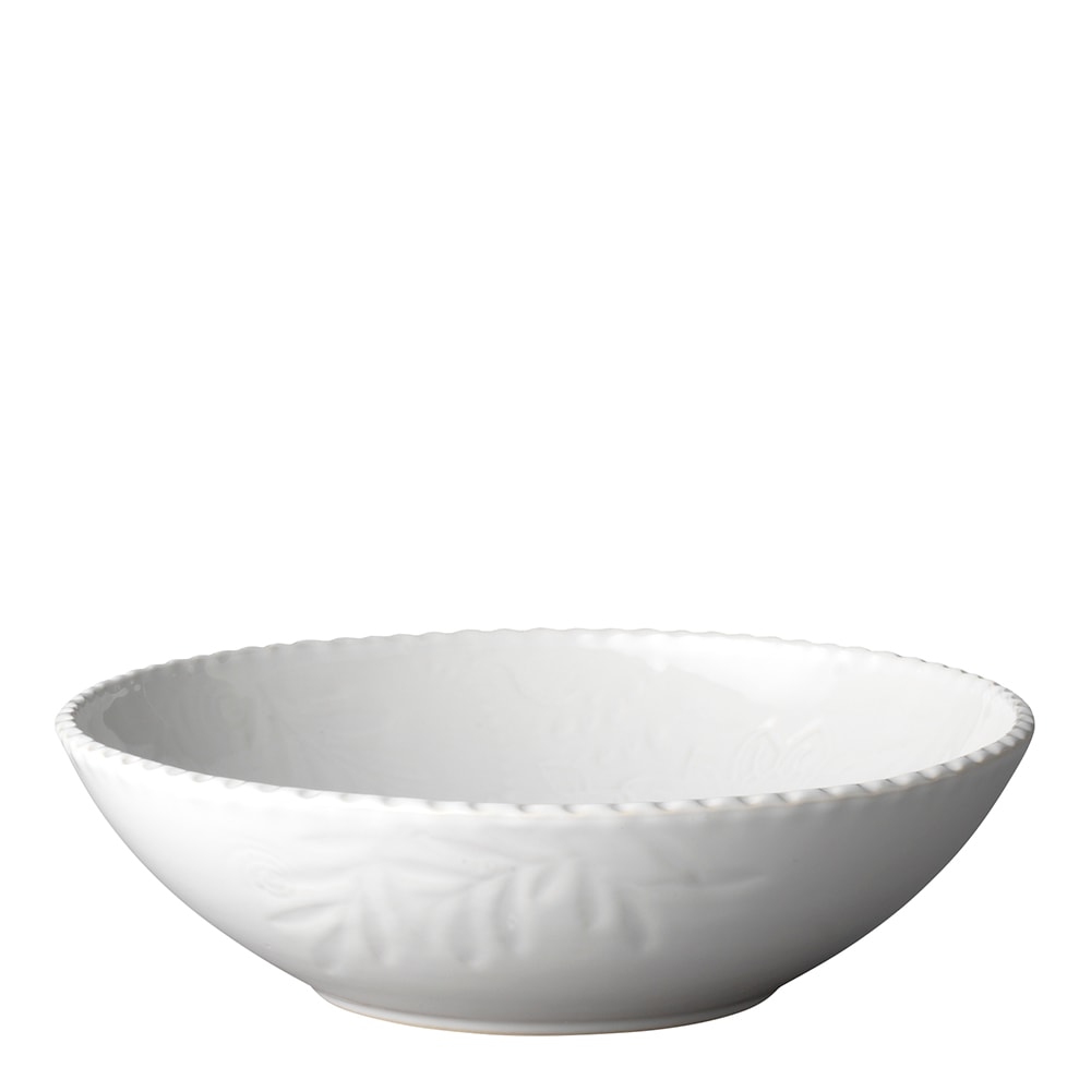 Arabesque Tallrik djup 24 cm White