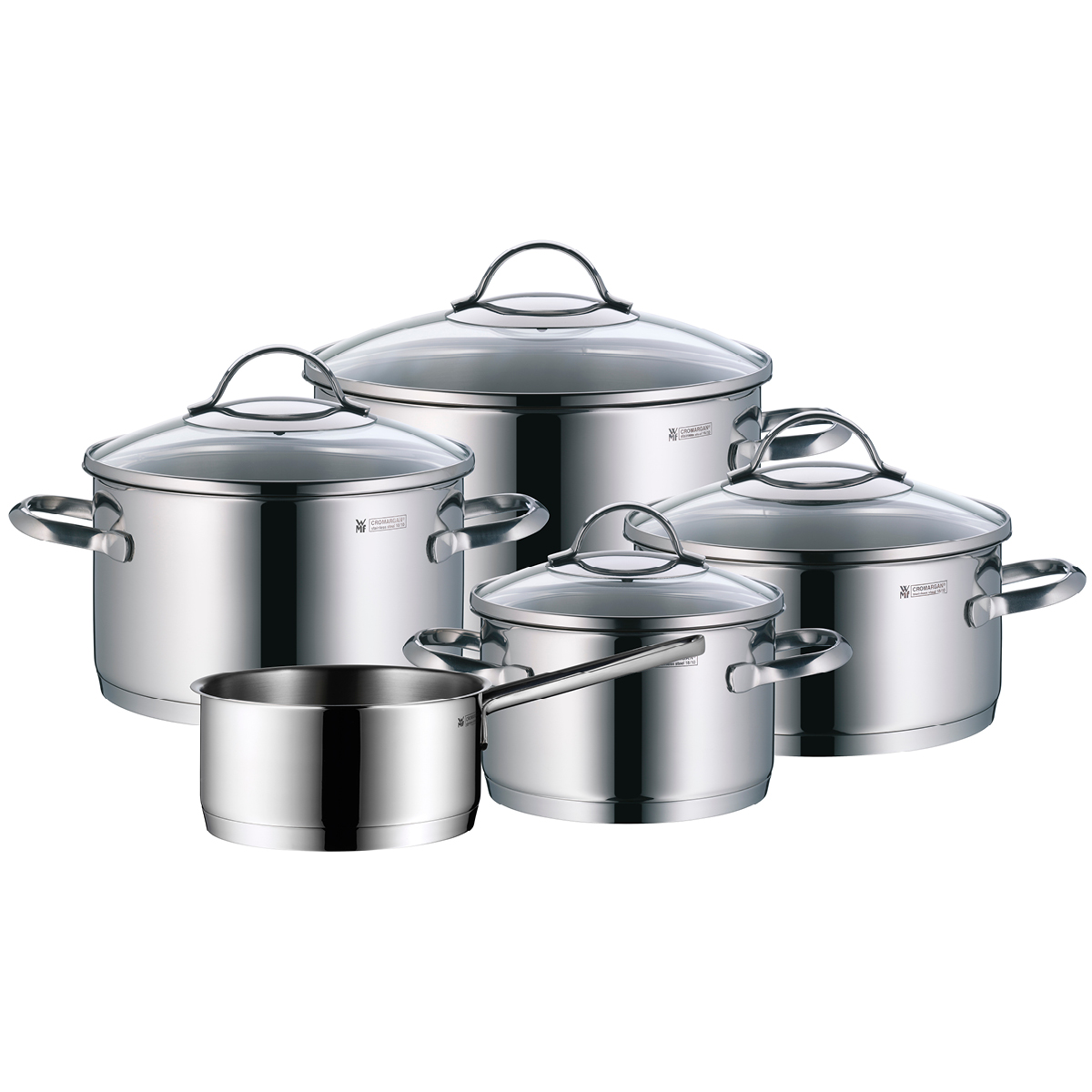 Provence Plus Grytset 5 delar Rostfri
