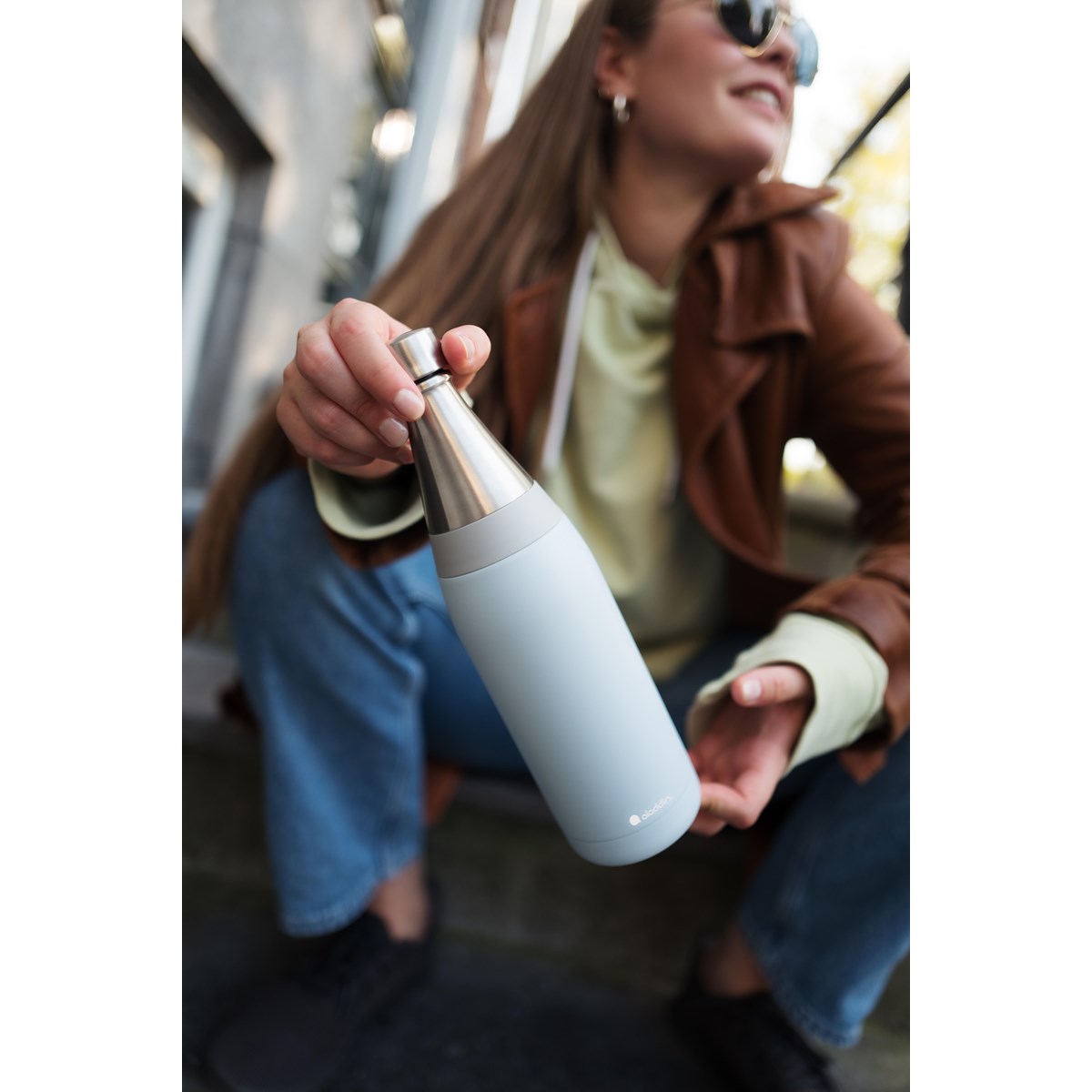 Fresco Thermavac Vattenflaska 0,6L Sky Blue