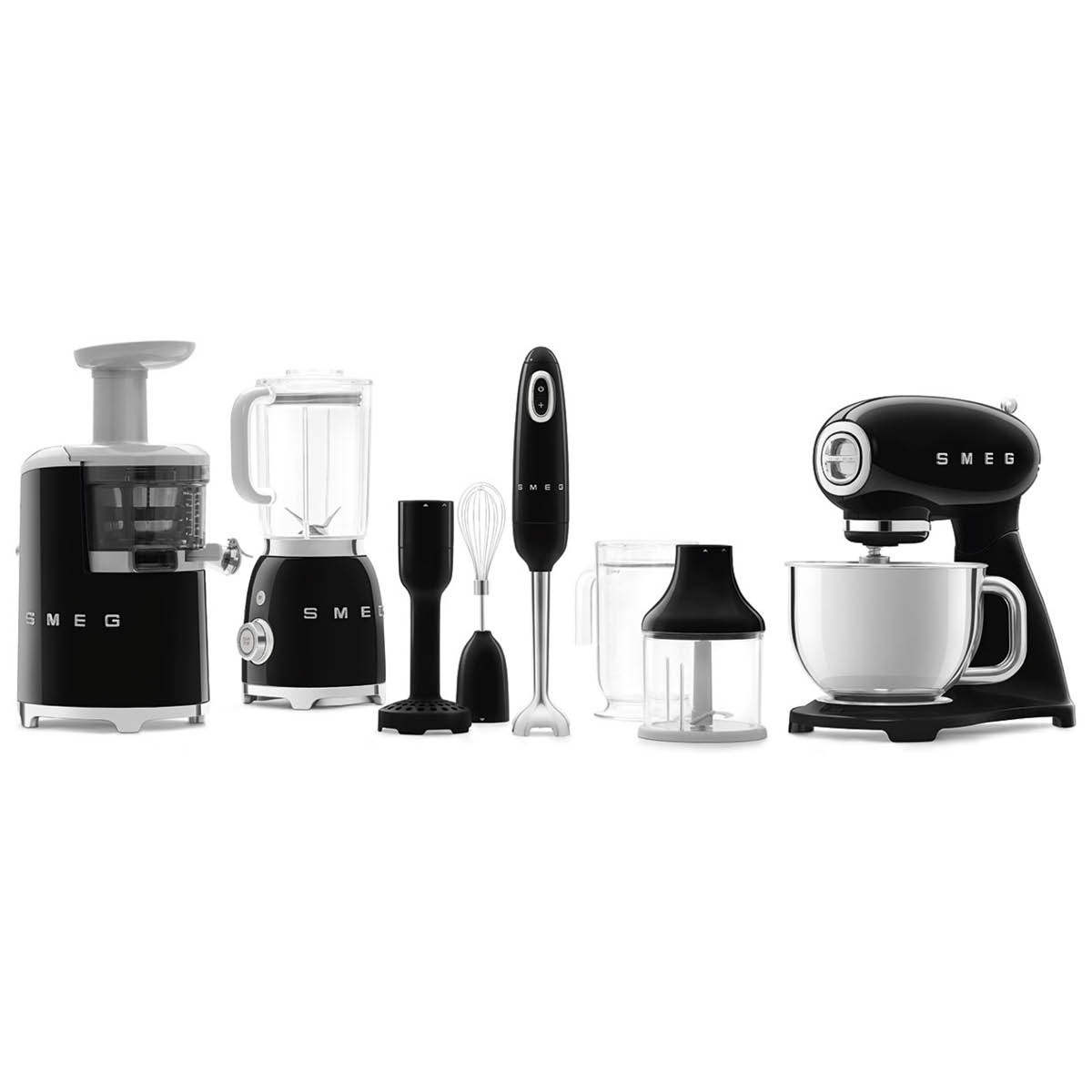 Smeg 50's Style Slowjuicer Svart