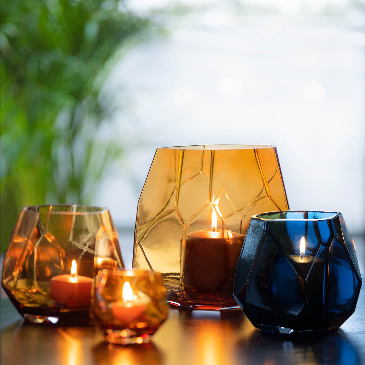 Iglo Ljuslykta / Vas 15 cm Royal Blue