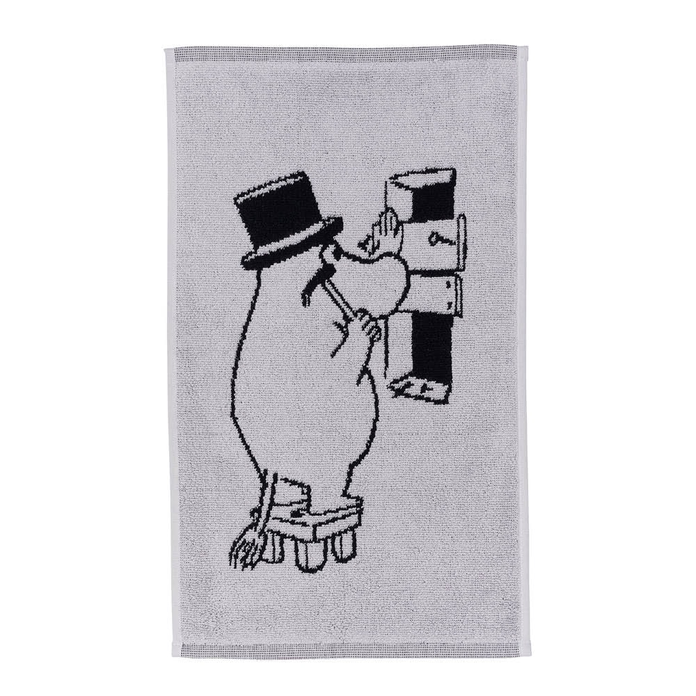 Mumin Handduk 30x50 cm Muminpappa Grå