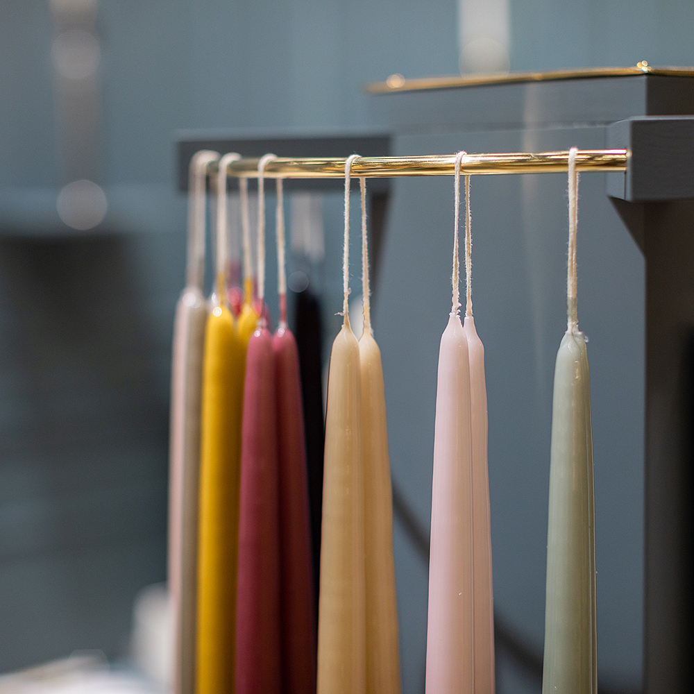 Herrgårdsljus 30 cm 6-pack Grå