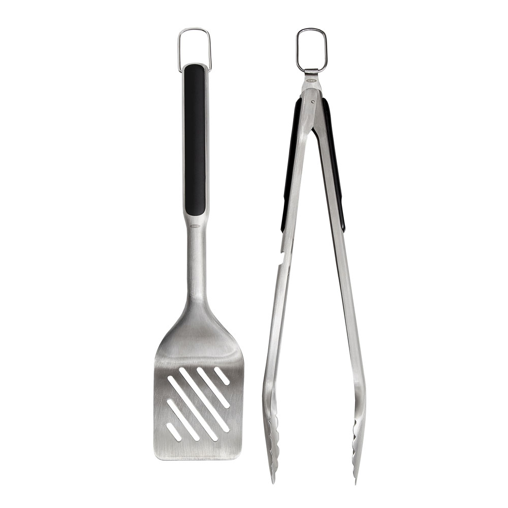 Good Grips Grilltång och Grillstekspade Rostfri