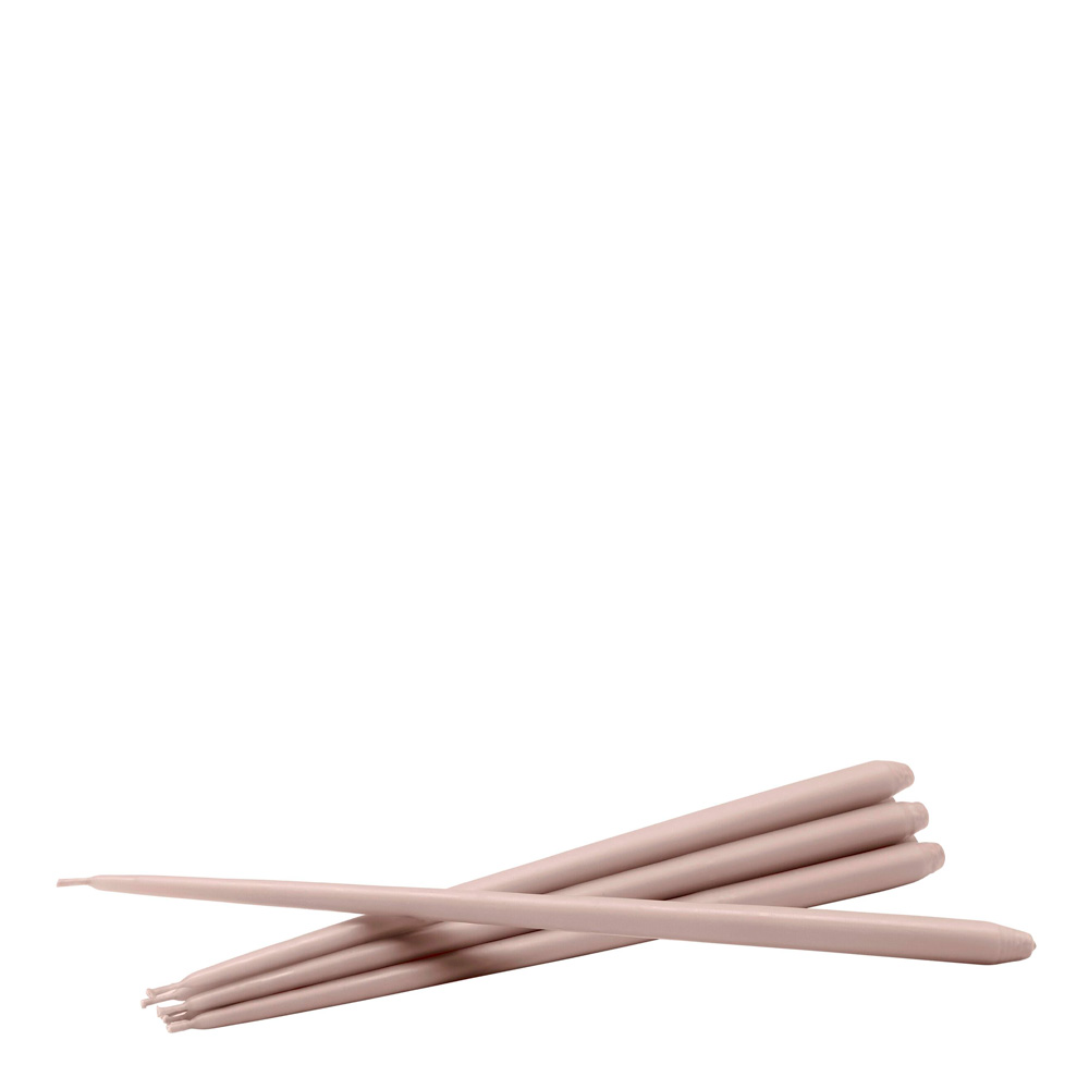 Stoff Nagel Kronljus 29 cm 6-pack Latte