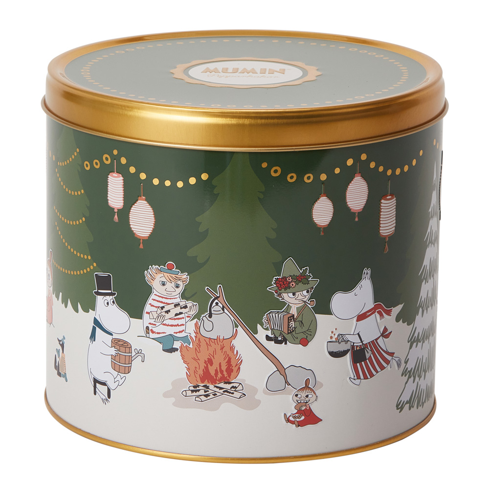 Cervera x Mumin 2023 Pepparkaksburk 430 g Grön