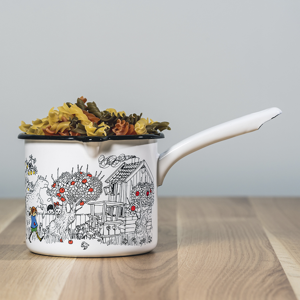 Såskastrull Pippi Långstrump 1,3 L Vit