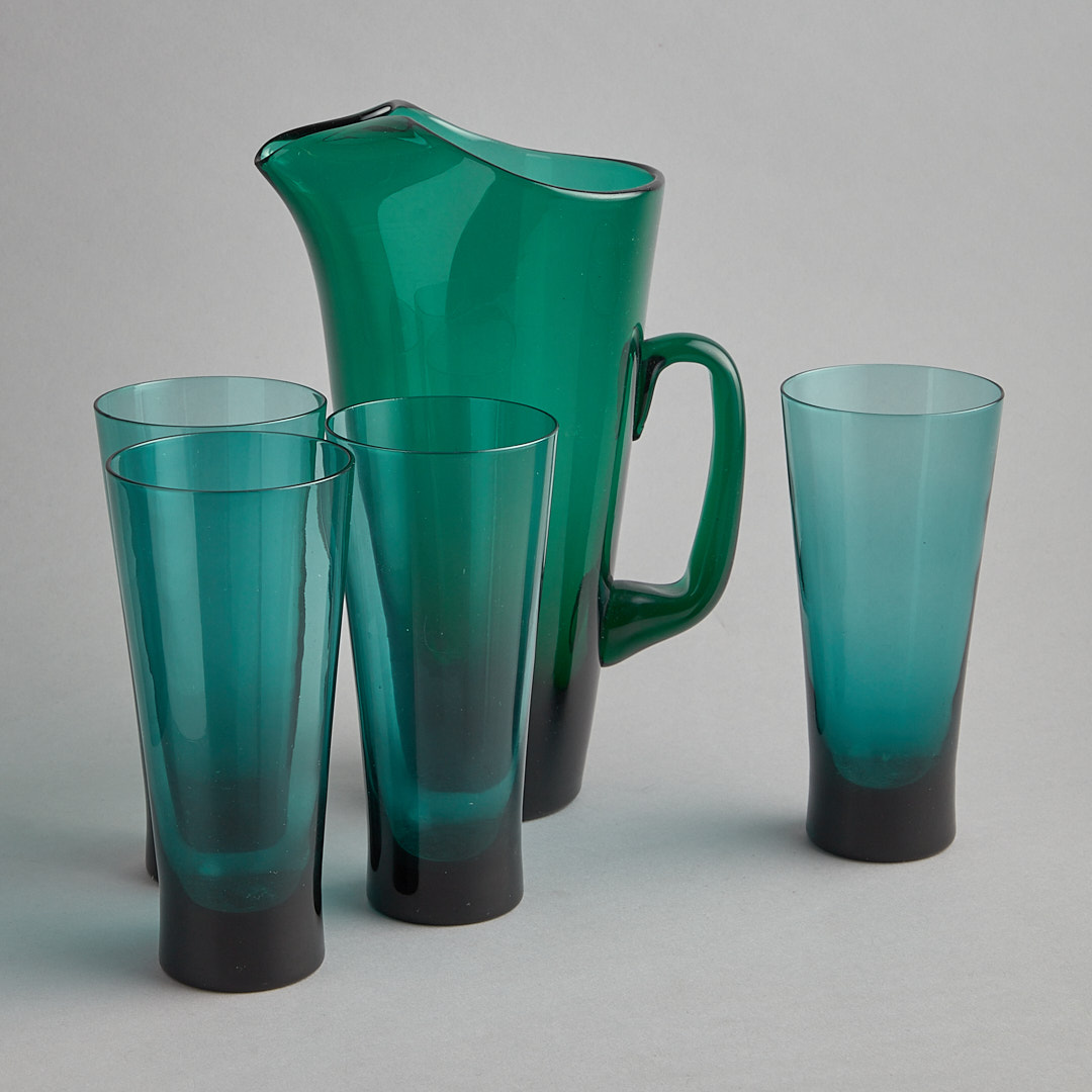 Karaff med glas