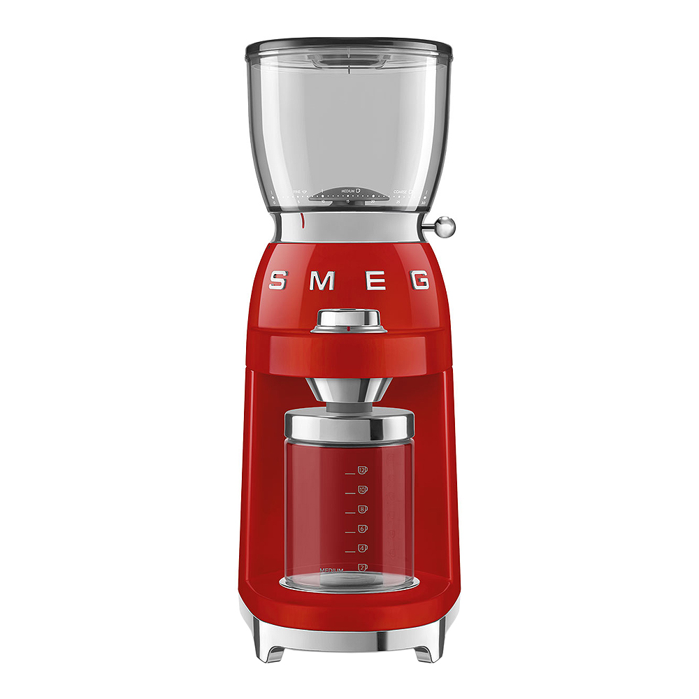 Smeg 50's style Kaffekvarn Röd