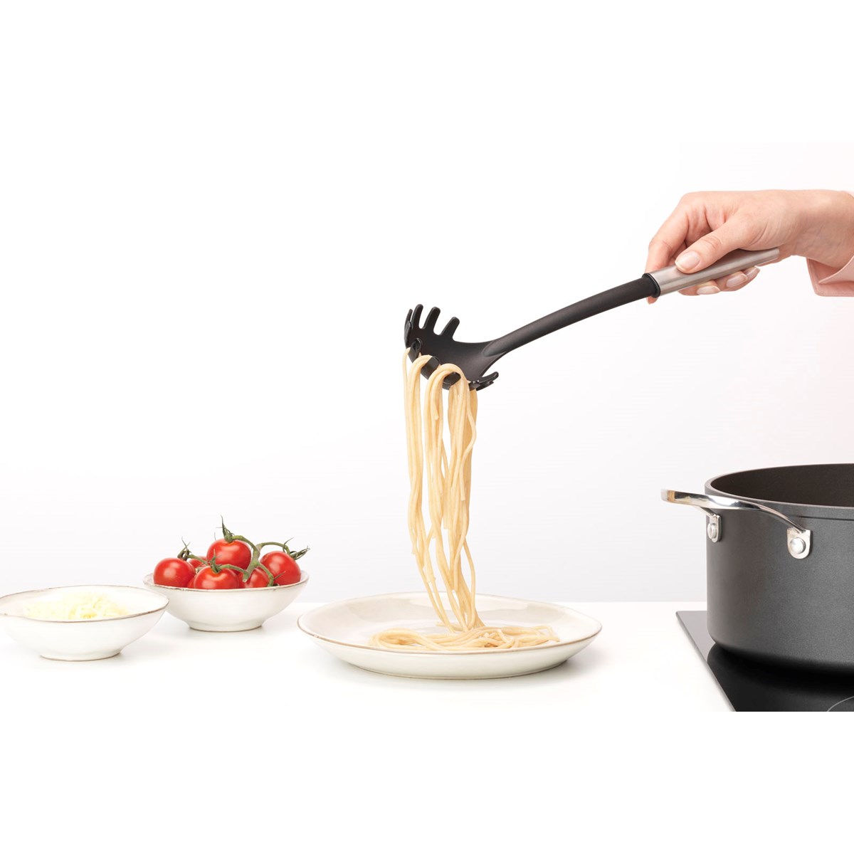 Spaghettislev 35,5 cm Silver