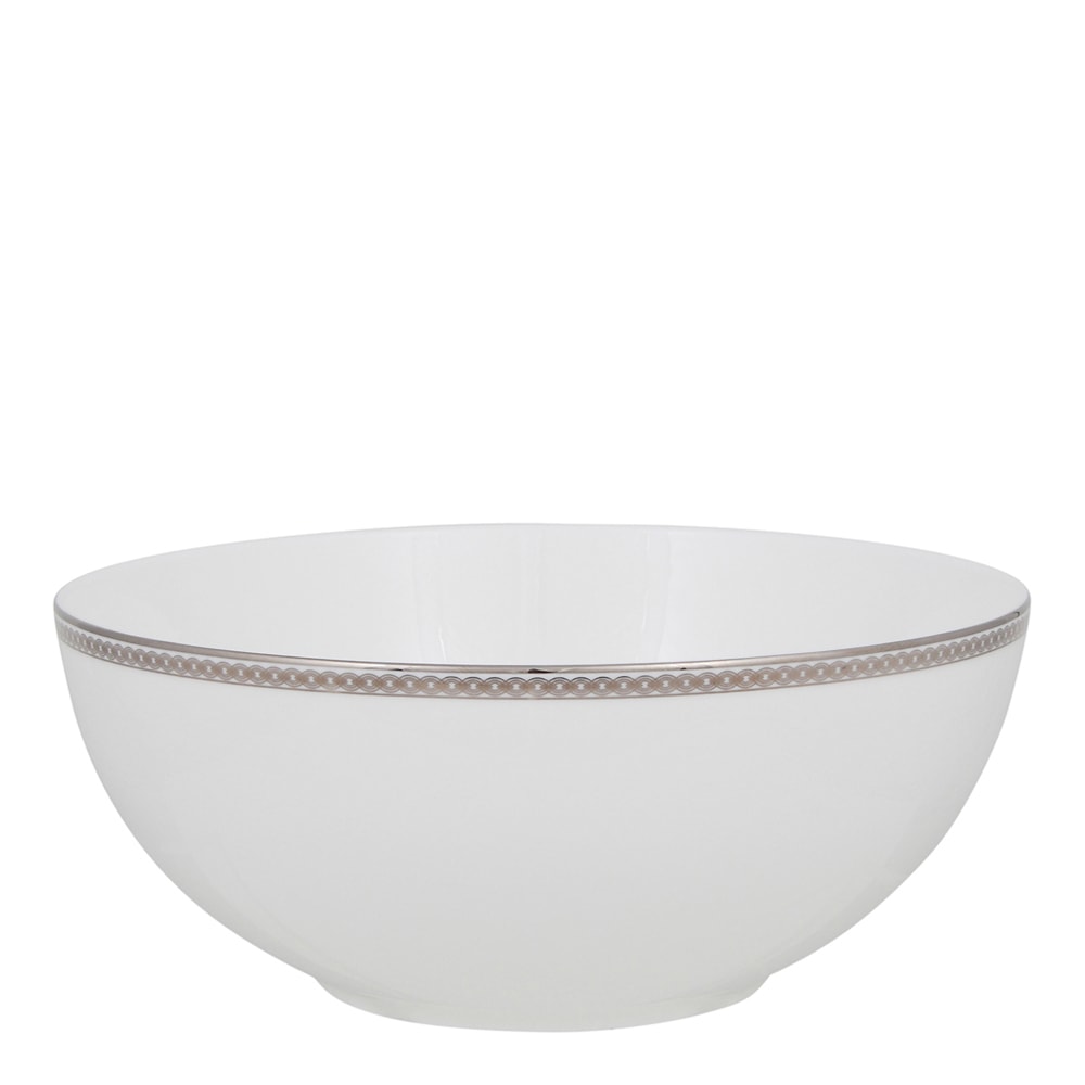 Silver Paisley Skål 19 cm Vit