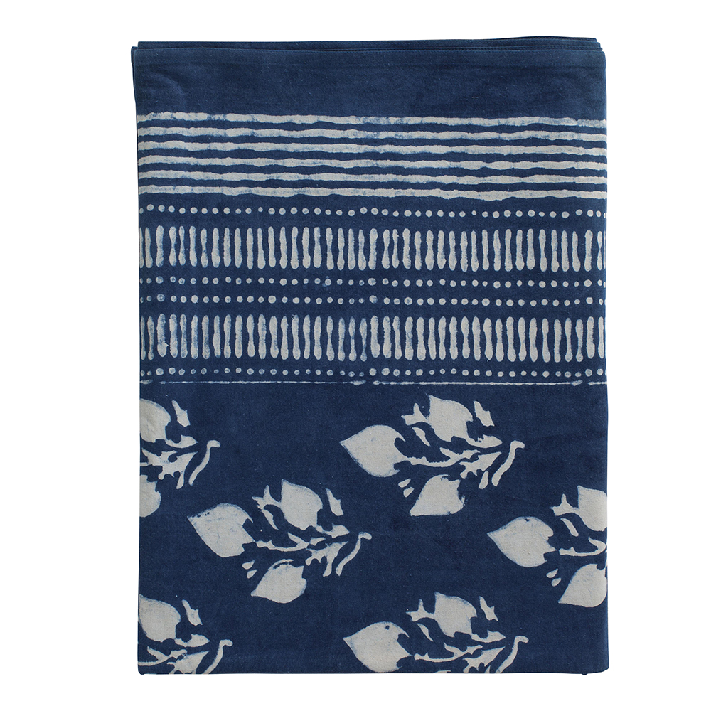 Indigo Bordsduk 150x230 cm Leaf