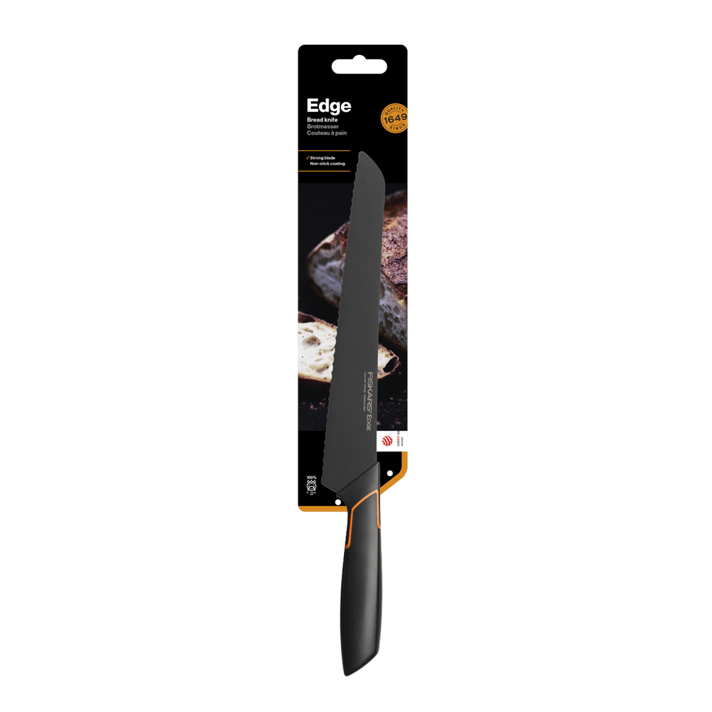 Edge Brödkniv 23 cm Svart