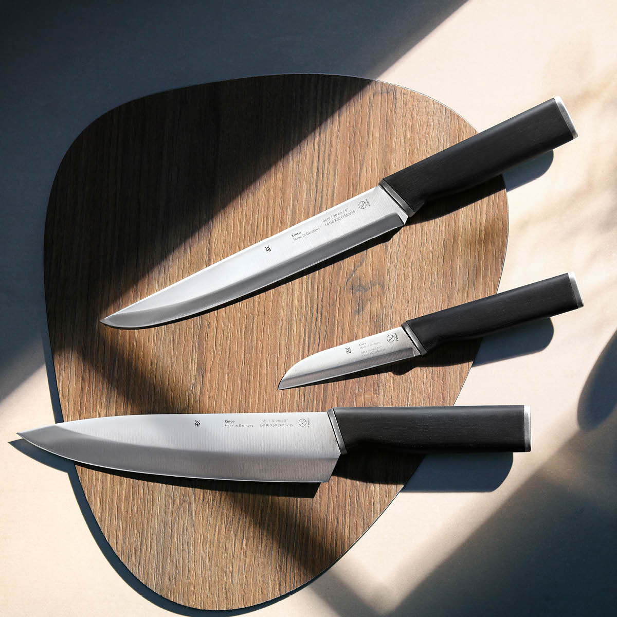 Kineo Knivserie 3-Pack (chef/carving/Vegetable)