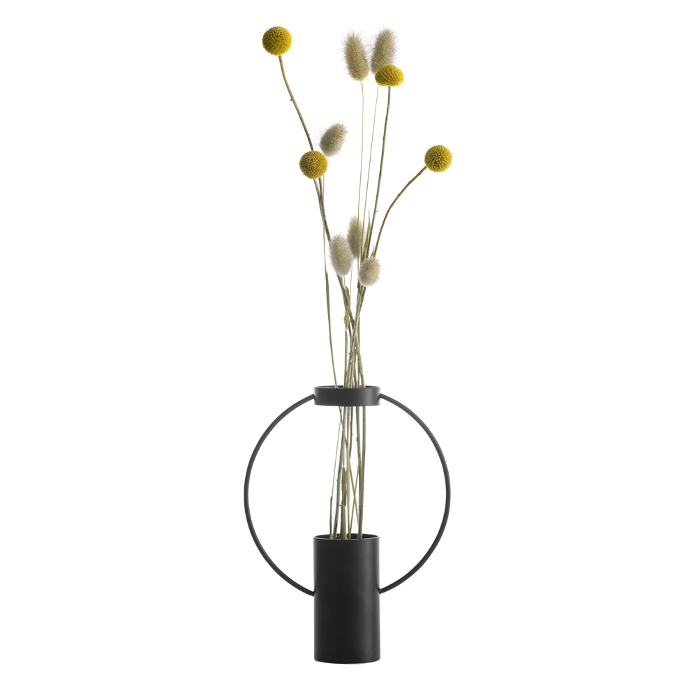 Moon Vas 21x16,5 cm Svart