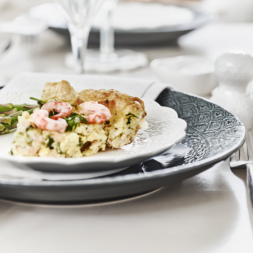 Orient Tallrik flat 19 cm Vit