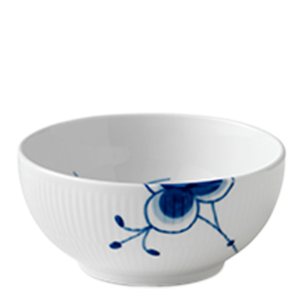 Blue Fluted Mega Skål 47 cl 13 cm