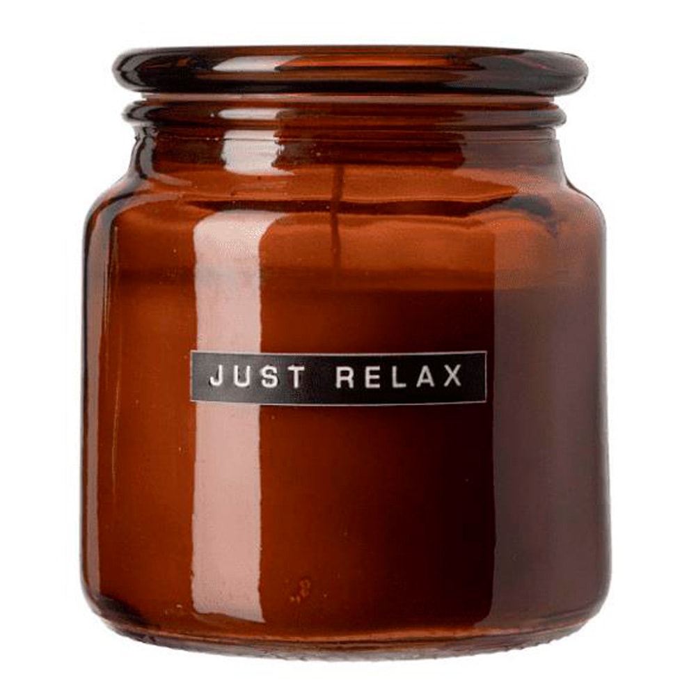 Cedarwood Doftljus Just relax 9,5 cm Brun