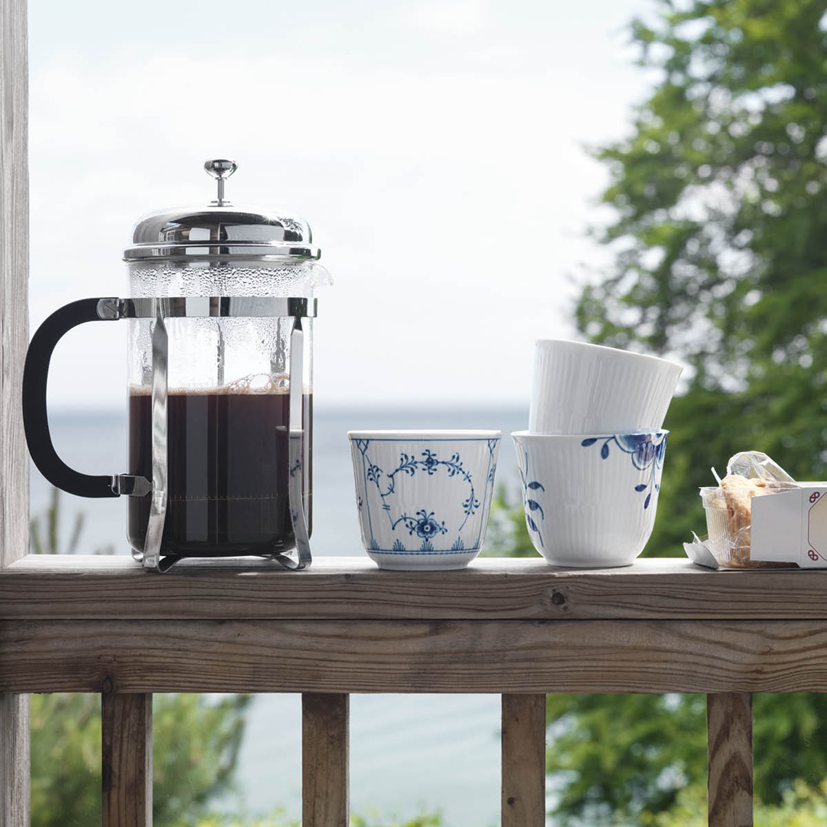 White Fluted Termomugg 26 cl