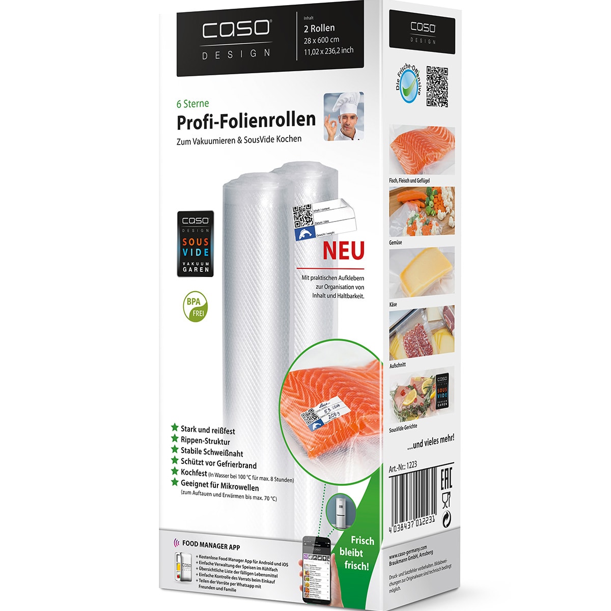 Folierullar 27,5x600 cm 2-Pack 150My