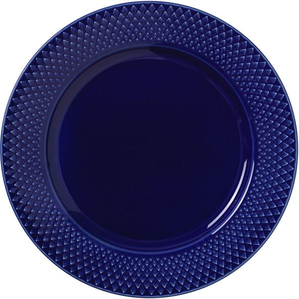 Rhombe Color Tallrik 23 cm Mörkblå