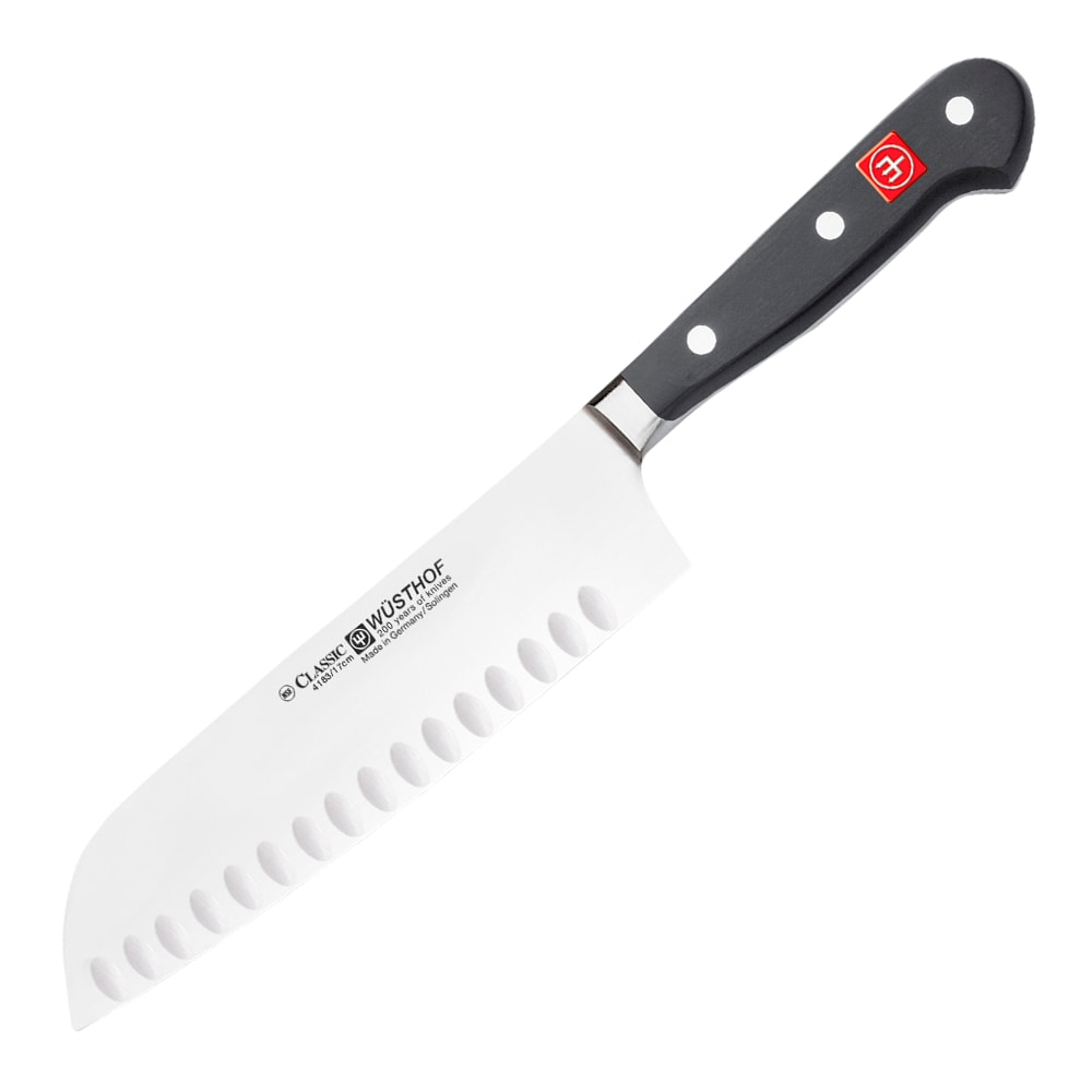 Classic Santokukniv 17 cm olivslipad