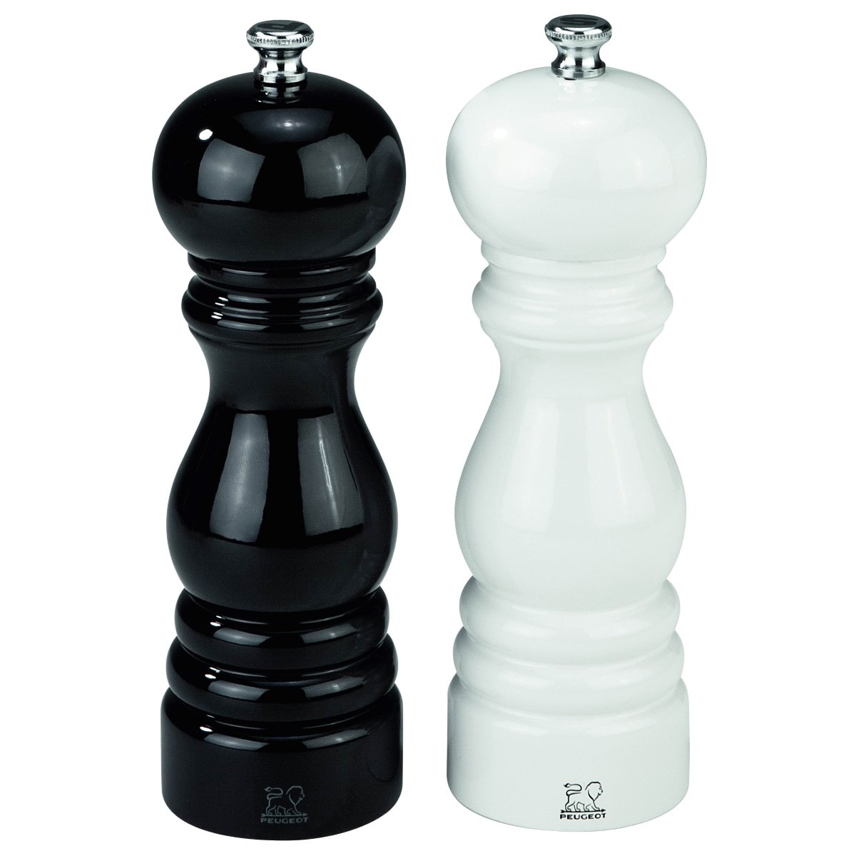 Peugeot Paris Duo Salt- och pepparset 18 cm Svart/Vit