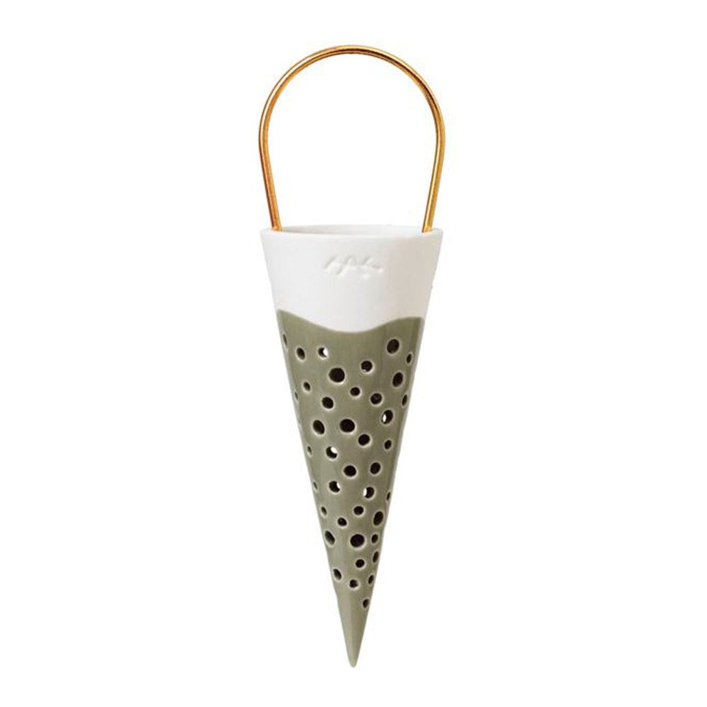 Nobili Julstrut 18 cm Olivgrön