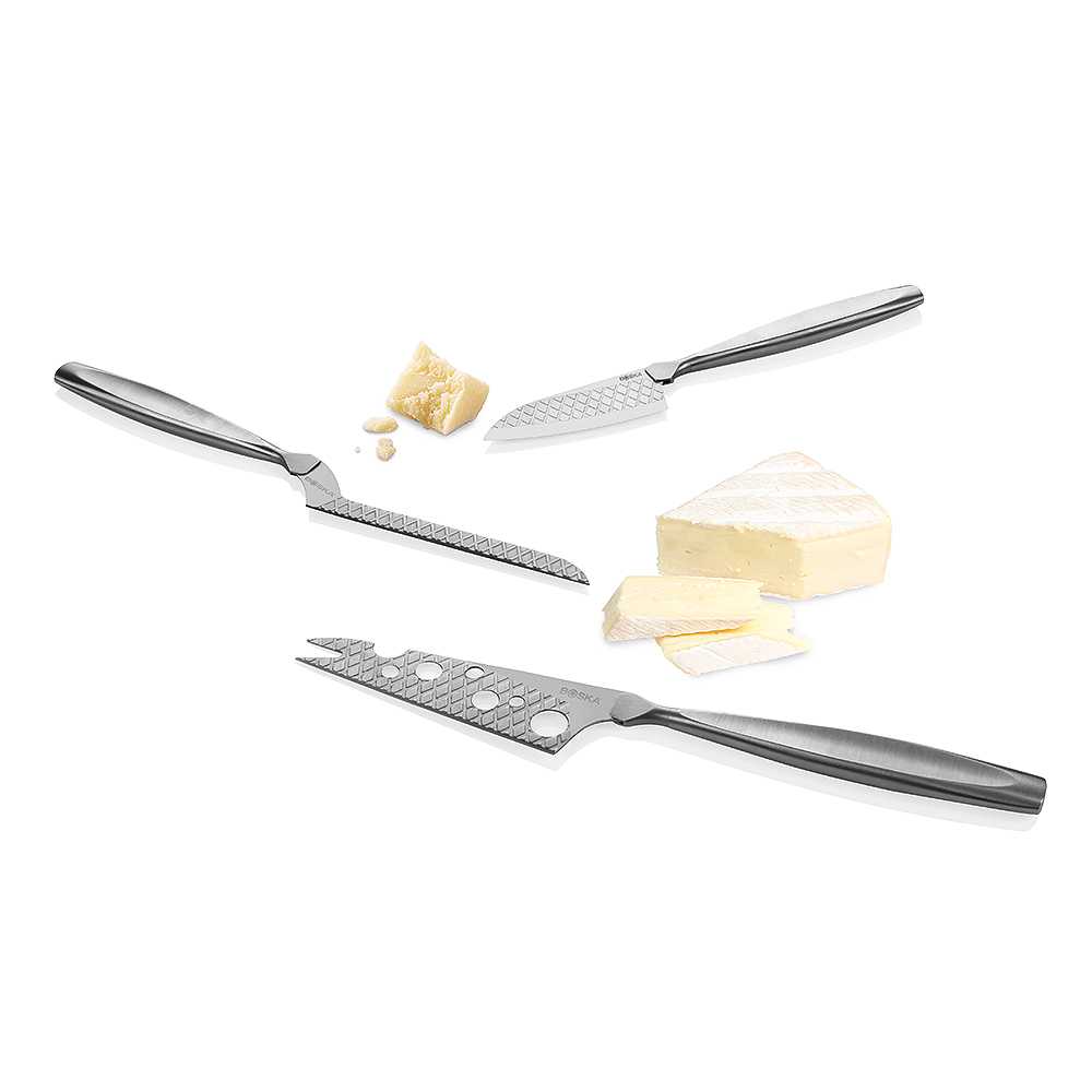 Exclusive Pro Ostkniv 3-pack rostfri