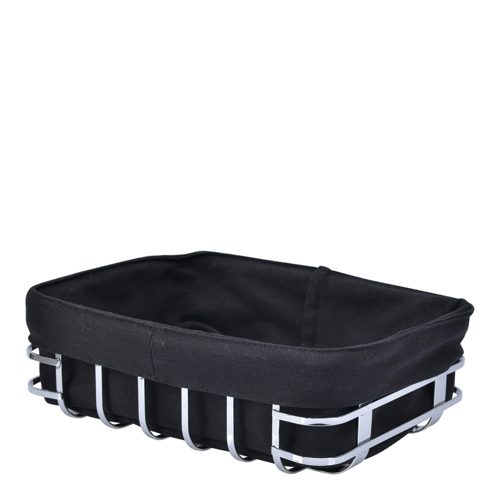 Vintri Brödkorg 25x18 cm Rostfri/Svart