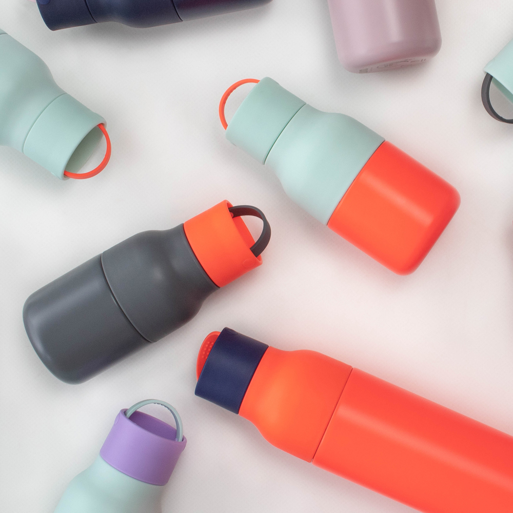 Active Bottle Flaska 50cl Coral & Indigo