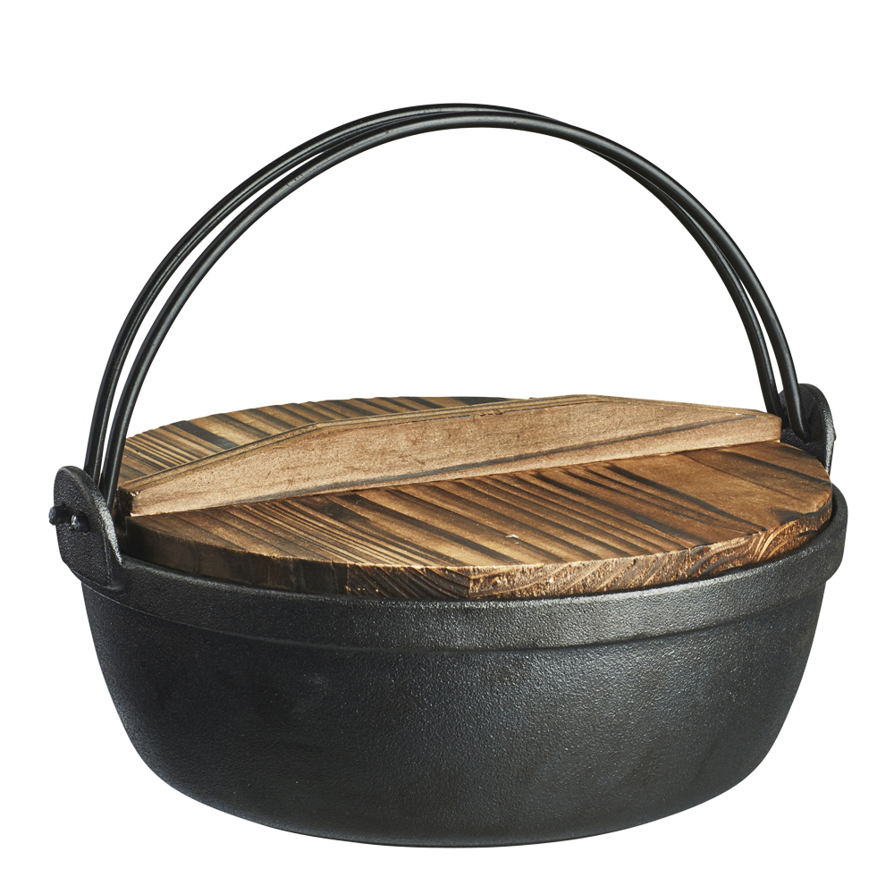 Nabe Gjutjärnsgryta med glaslock 3,6 L