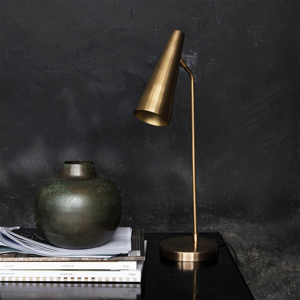 Precise Bordslampa 52 cm Mässing