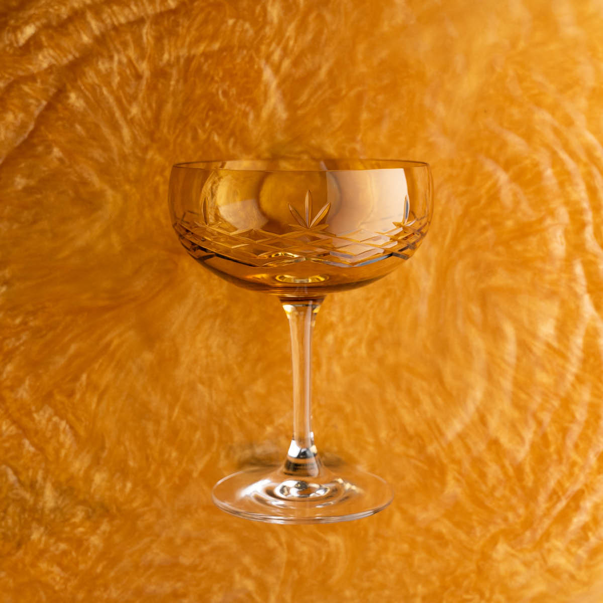 Crispy Gatsby Champagneskål 30 cl 2-pack Gul