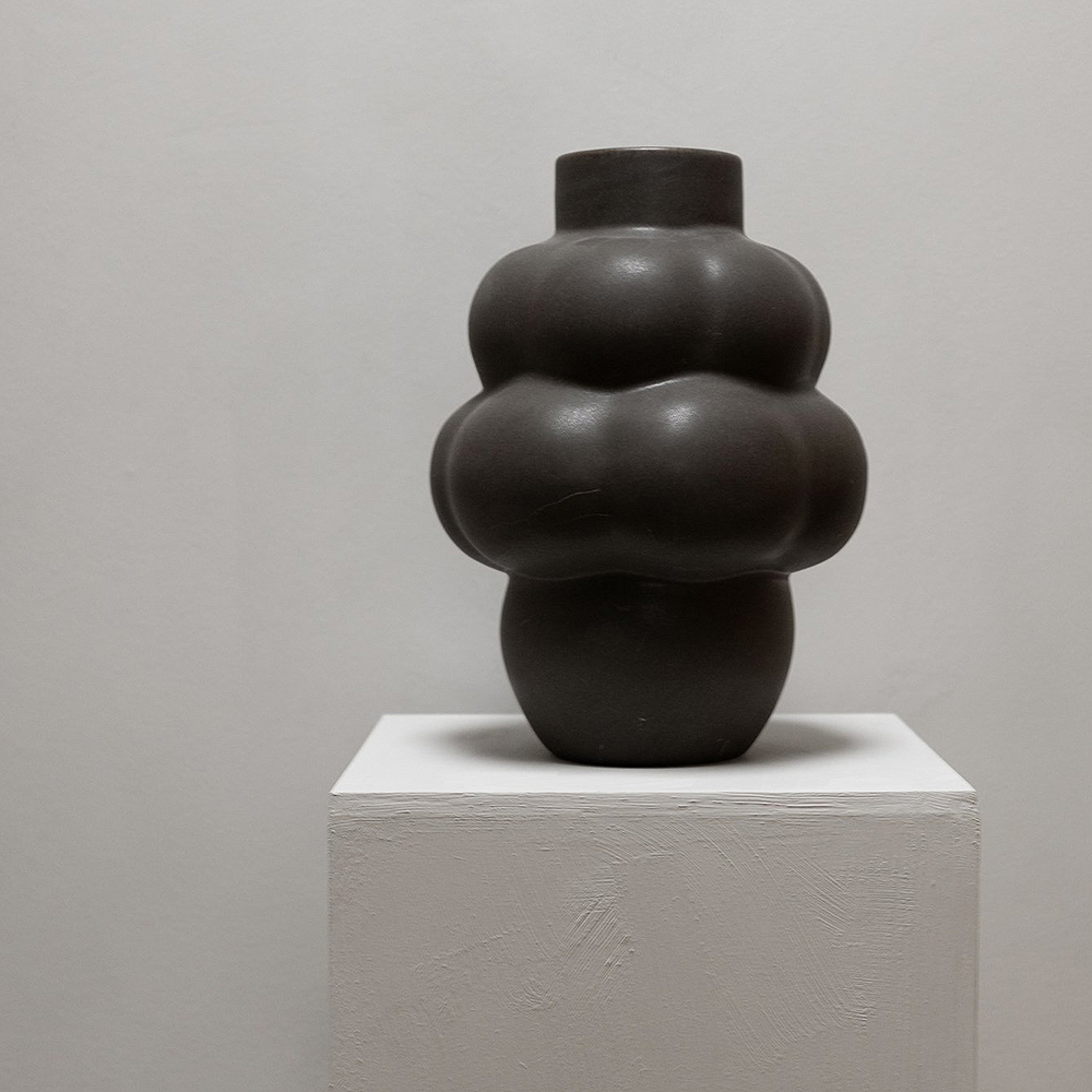 Balloon Vas 04 Keramik 32 cm Brun