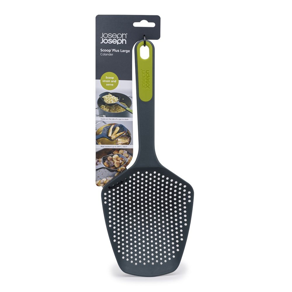 Scoop Plus Pastaslev 34 cm Grå/Grön