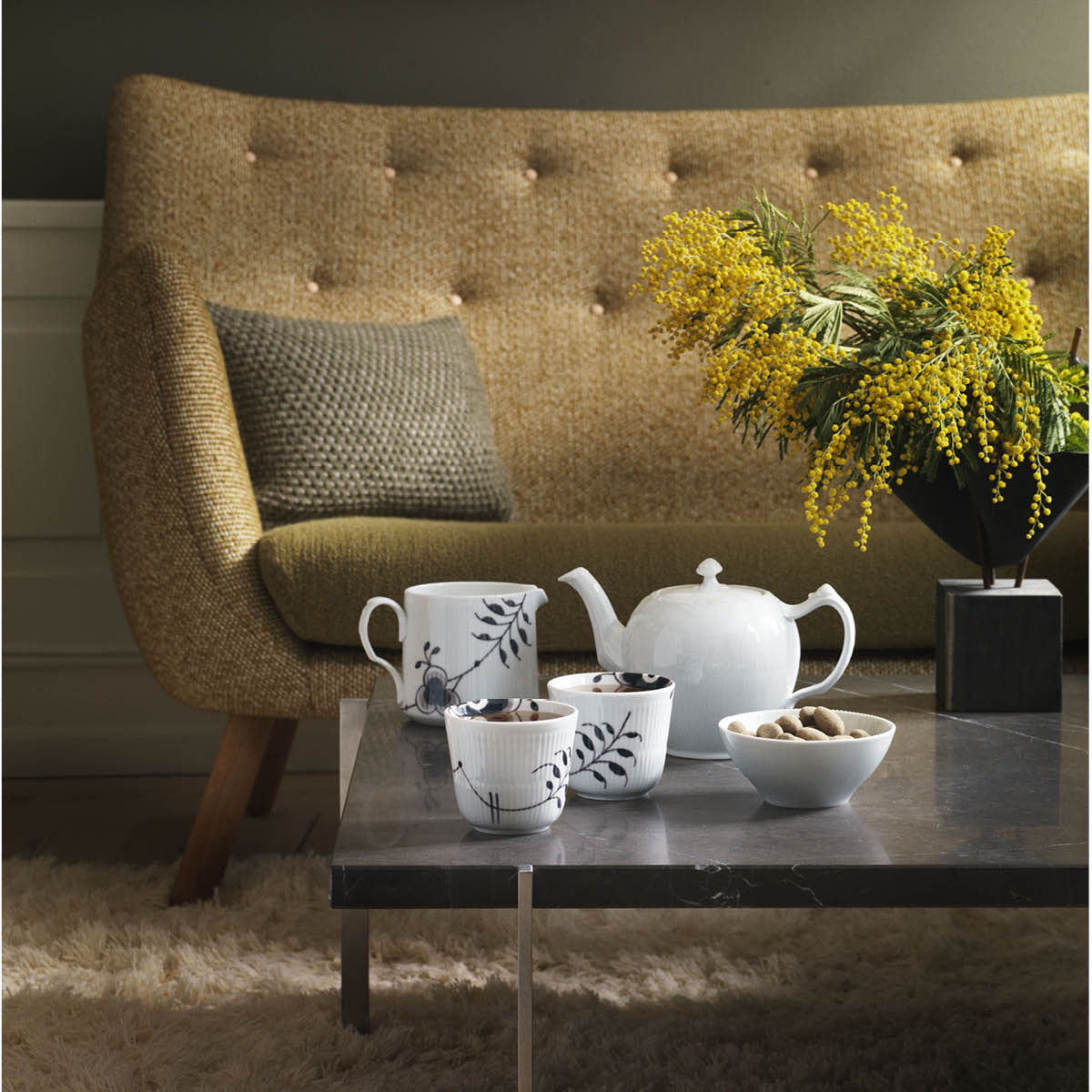 Black Fluted Mega Termomugg 26 cl