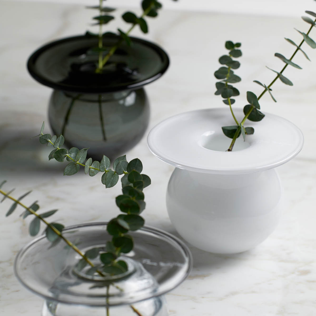 Boblen Vas 12 cm Vit