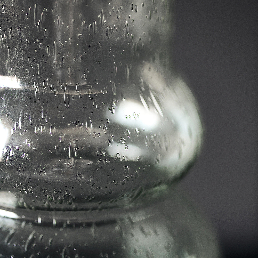 Organi Vas Glas 26 cm Grön