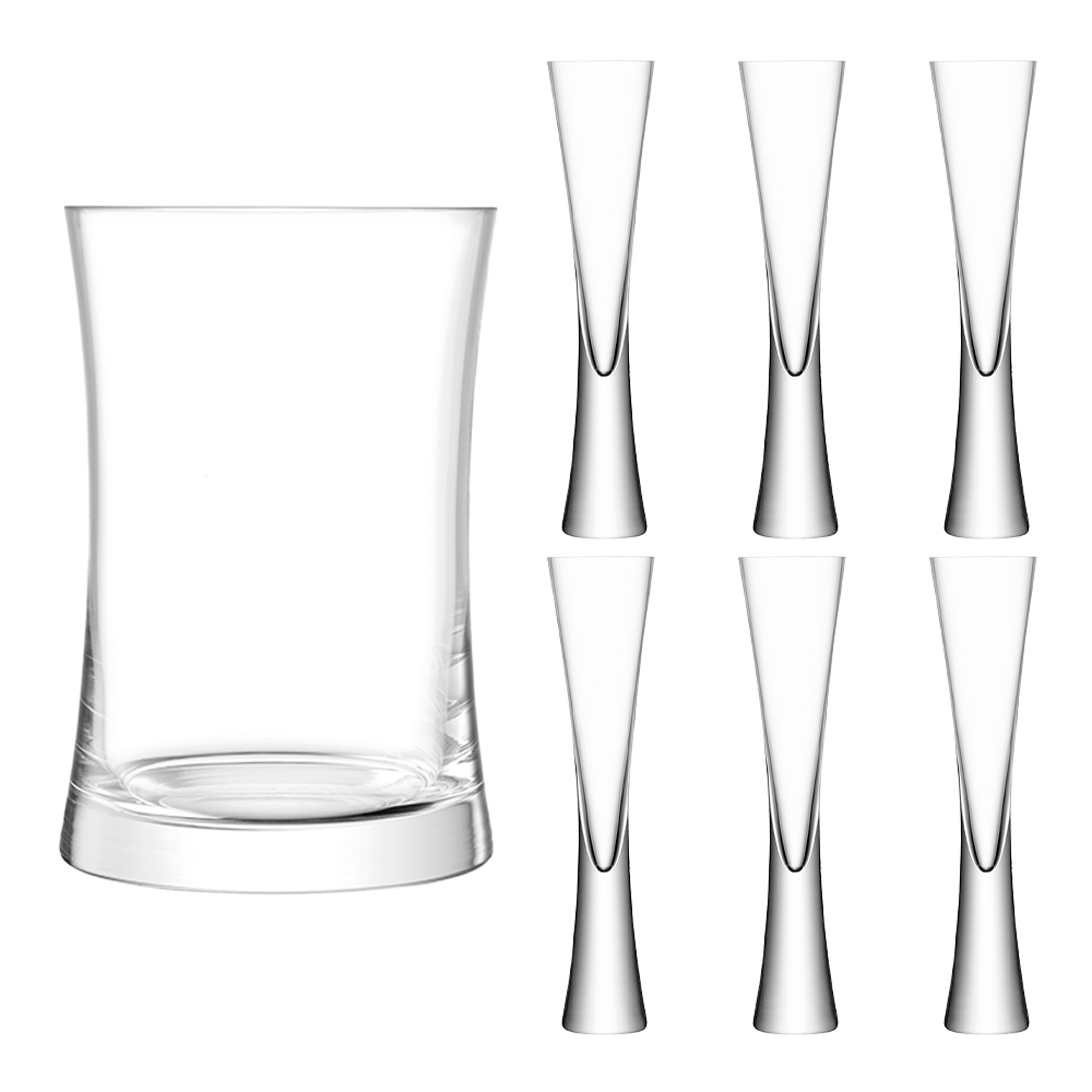 Moya Serveringsset Champagne 7 delar