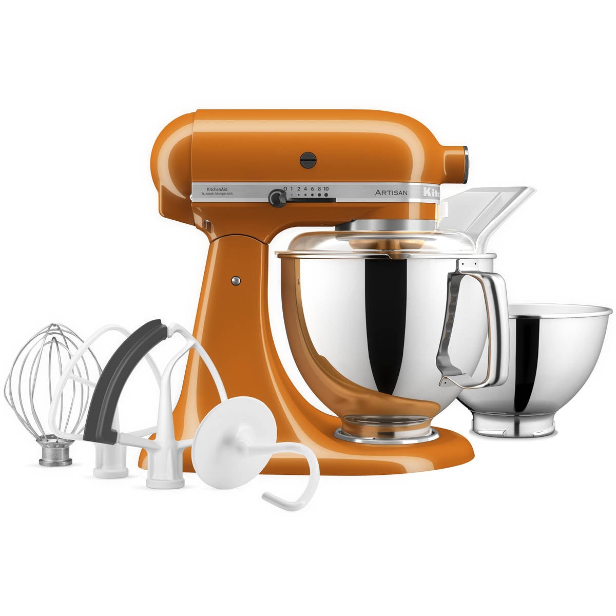 Artisan 5Ksm175Ps Köksmaskin M/Fällbart Drivhuvud 4,8L Honey