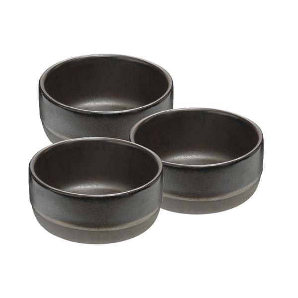 Raw Miniskålar 3-pack Metallic Brown