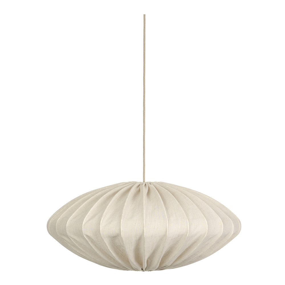 Ellipse Taklampa Linne 80 cm Natur