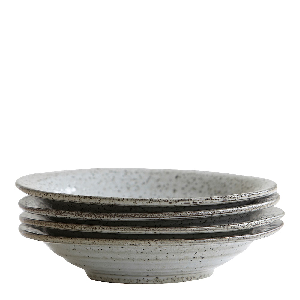 Rustic Tallrik djup Grå/Blå 25 cm