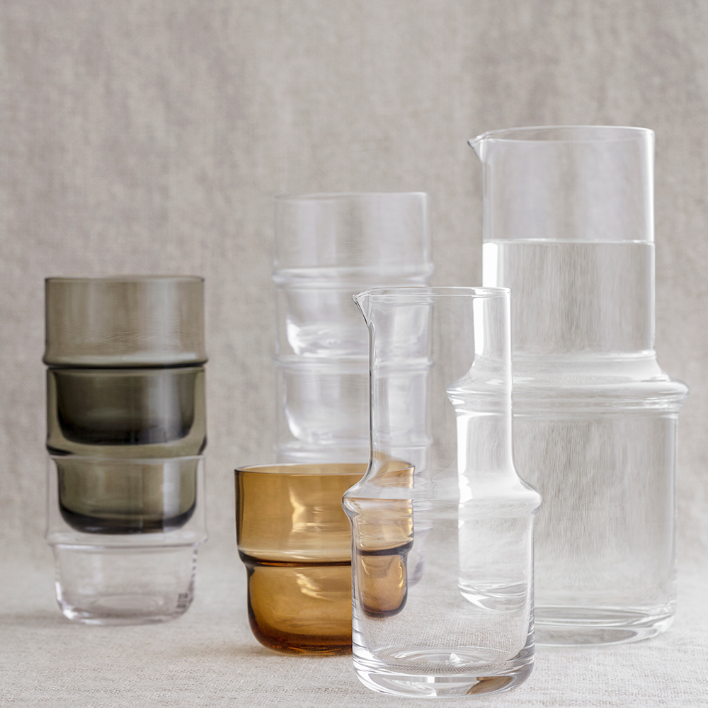 Unda Glas 2-pack Grå