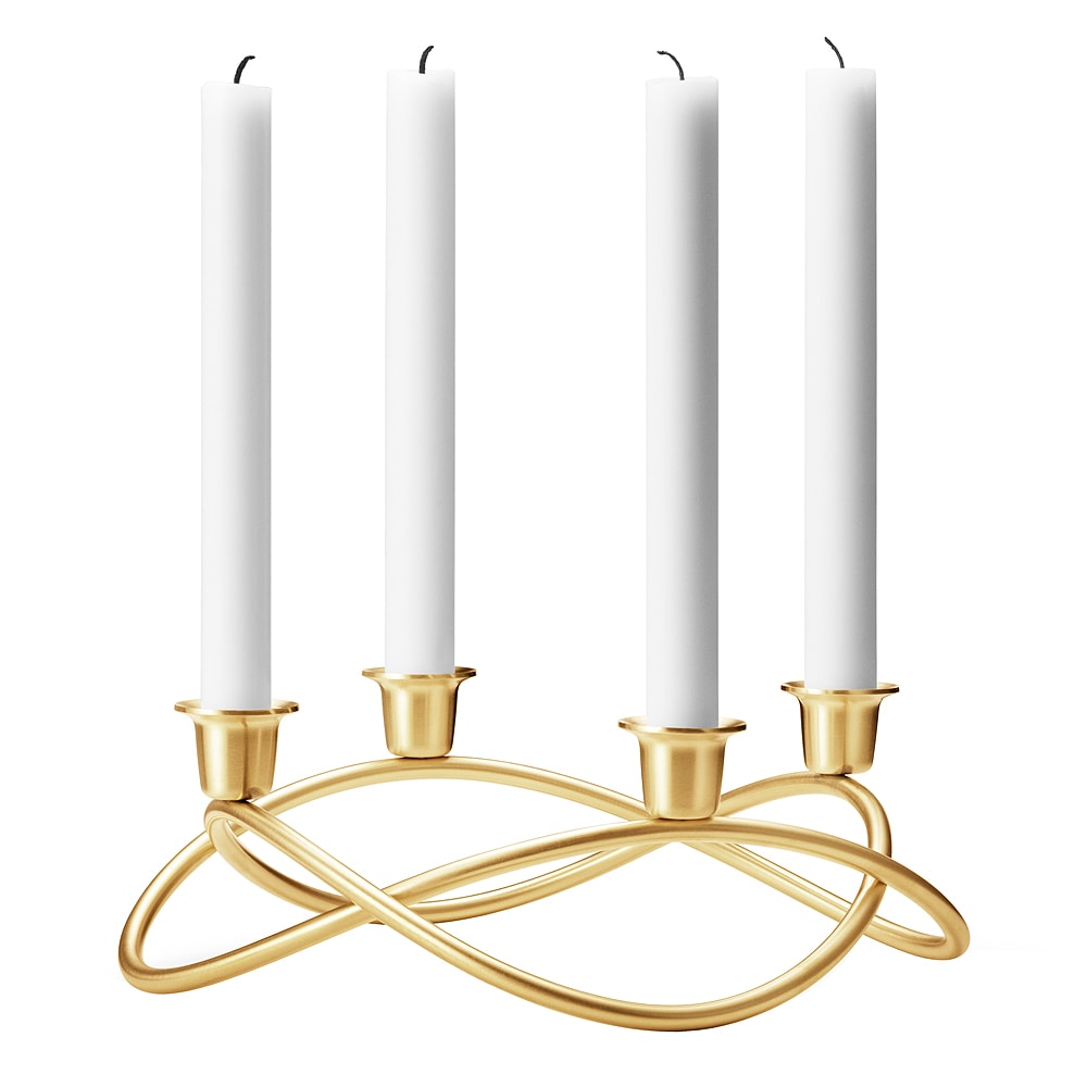 Season Ljusstake 4-armad 26 cm Guld matt